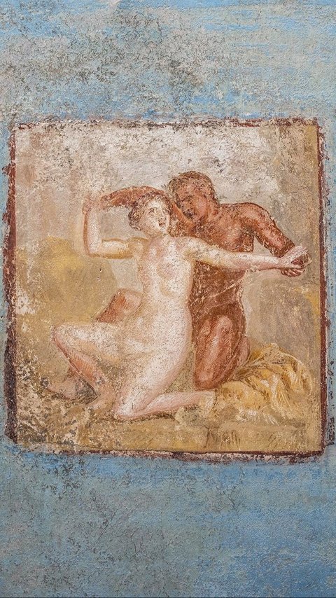 FOTO: Pukau Arkeolog, Ini Penampakan Mural Erotis Romawi Kuno Ditemukan di Reruntuhan Kota Pompeii