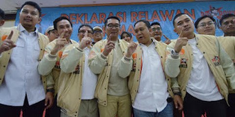 Kompak Didukung Relawan Prabowo, Ridwan Kamil Harap Kemenangan di Pilpres Terulang di Pilkada Jakarta