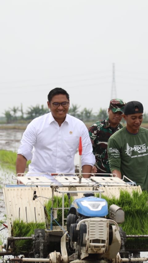 Masuk Musim Hujan, Wamentan Sudaryono Dorong Petani Segera Menanam