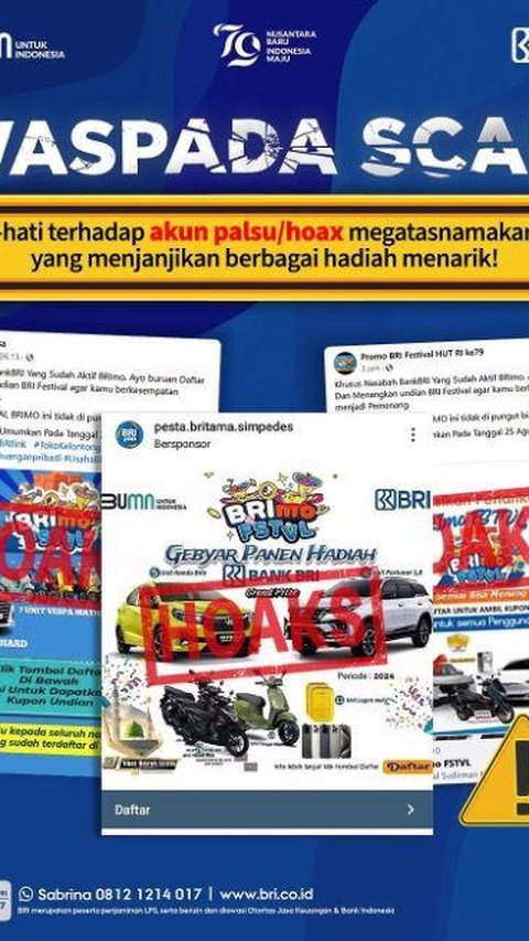 Ini Tips Agar Tidak Menjadi Korban Penipuan Mengatasnamakan BRImo FSTVL