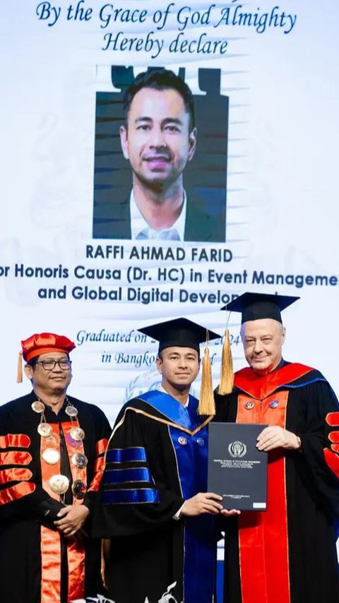 Bahasa Inggrisnya Disorot, CEO UIPM Sebut Raffi Ahmad Sudah Terdaftar Terima Honoris Causa Sejak Tahun 20016