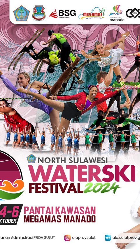 North Sulawesi Waterski Festival 2024 Resmi Digelar Sore Ini di Pantai Kawasan Megamas Manado