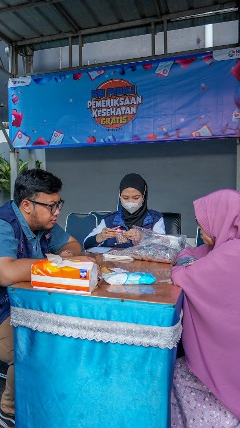 BRI Peduli Gelar Pemeriksaan Kesehatan Gratis