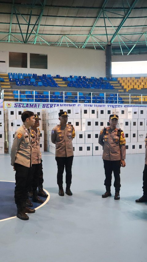 Cek Gudang Logistik KPU Kampar, Ini Perintah Perwira Polri ke Anak Buah