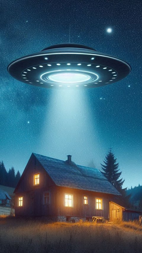 Sedang Nikmati Pemandangan di Atap Rumah, Pasangan Suami Istri Ini Mengaku Lihat UFO, Objeknya Besar dan Berkedip Lalu Hilang