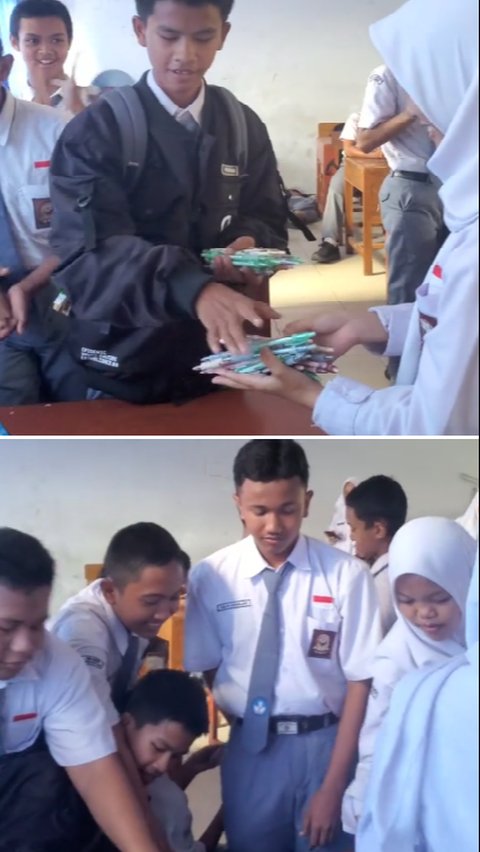 Dulu Dapat Kejutan Sepeda dari Teman Sekelas, Kini Siswa Itu Beri Hadiah Balik untuk Temannya, Aksinya Bikin Takjub