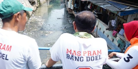 Blusukan di Tanah Abang, Mas Pram Janji Akan Keruk Kali Krukut dan Bangun 50 Toilet