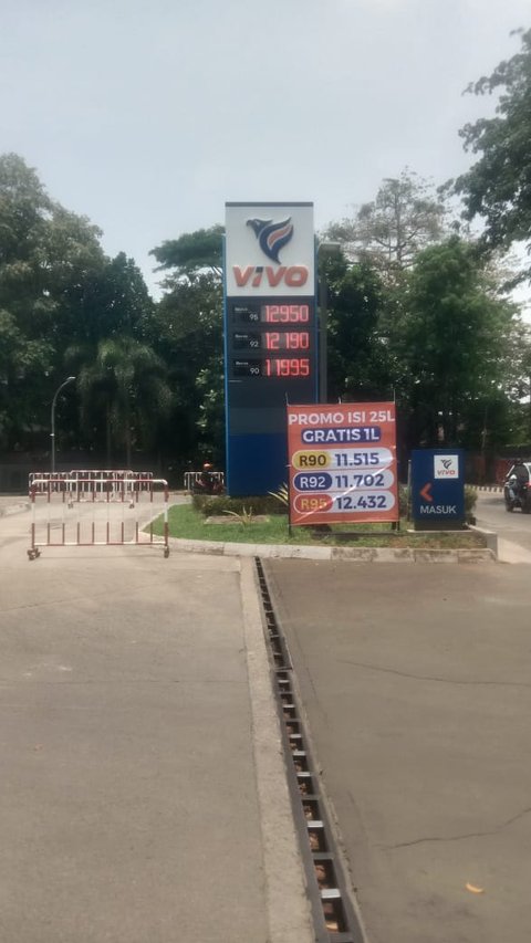 Ikut Langkah Pertamina, SPBU Vivo Naikkan Harga BBM Mulai Hari Ini