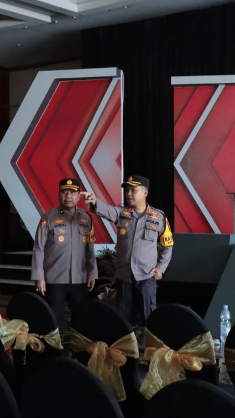 Kapolres Kampar Pimpin Persiapan Pengamanan Tiga Lapis Debat Pilkada