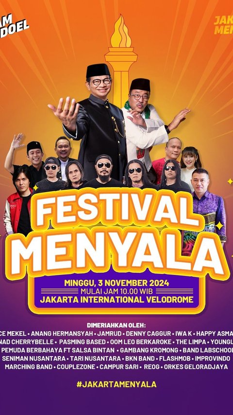 Kampanye Akbar Pramono - Rano Usung Politik Riang Gembira Bertema Festival Menyala