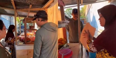 Jenderal Polisi Pagi-Pagi Mampir ke Warung Pinggir Jalan Beli Nasi Kuning, Pedagang Kaget Pesanannya