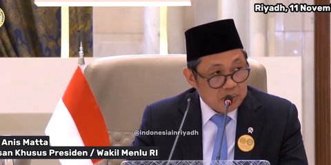 VIDEO Pidato Bahasa Arab, Wamenlu Anis Matta Keras Bela Palestina dan Kecam Netanyahu di KTT Arab-Islam Riyadh