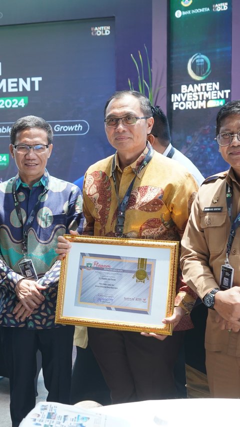 DPMPTSP Kota Cilegon Raih Penghargaan Investasi Tertinggi di Banten untuk Ketiga Kalinya