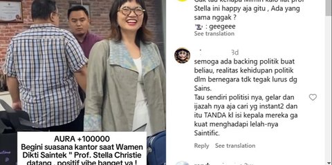 Prof Stella Masuk Kantor, Senyum Sumringahnya Bikin Anak Buah Happy: Auranya Positif