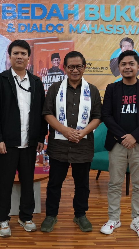 Hadiri Bedah Buku, Pramono Cagub Pertama yang Sambangi UNJ