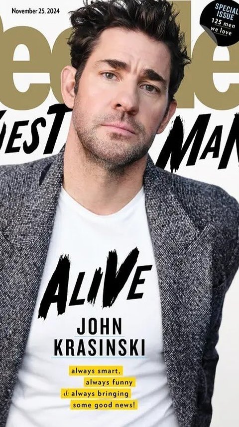 John Krasinski Dinobatkan sebagai Pria Terseksi Dunia 2024 Versi Majalah People