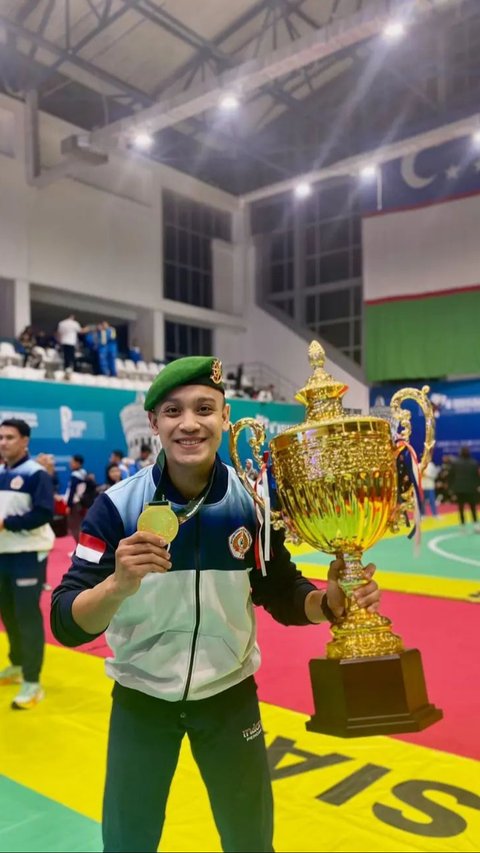 Sosok Serda Kadek Adi Raih Medali Emas Asian Pencak Silat Championship di Uzbekistan, Ternyata Berlatih Sejak Usia 5 Tahun