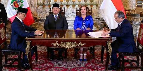 Prabowo Ajak Presiden Peru ke Indonesia, Selesaikan Perjanjian CEPA