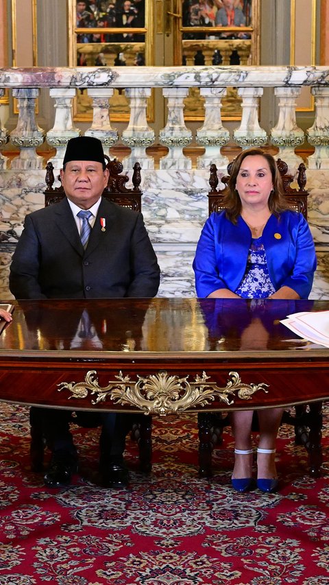 Prabowo Ajak Presiden Peru ke Indonesia, Selesaikan Perjanjian CEPA