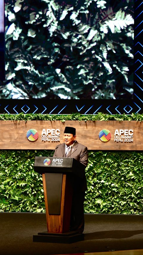 Prabowo di KTT APEC: Persaingan di Dunia Selalu Ada, Pemimpin Negara Perlu Lebih Bijaksana