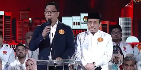 VIDEO: Tutup Debat Pamungkas, Ridwan Kamil Singgung Jokowi 