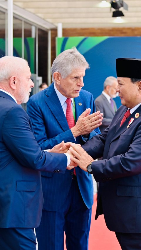 Hadiri KTT G20 di Rio de Janeiro, Prabowo Subianto Disambut Presiden Brasil