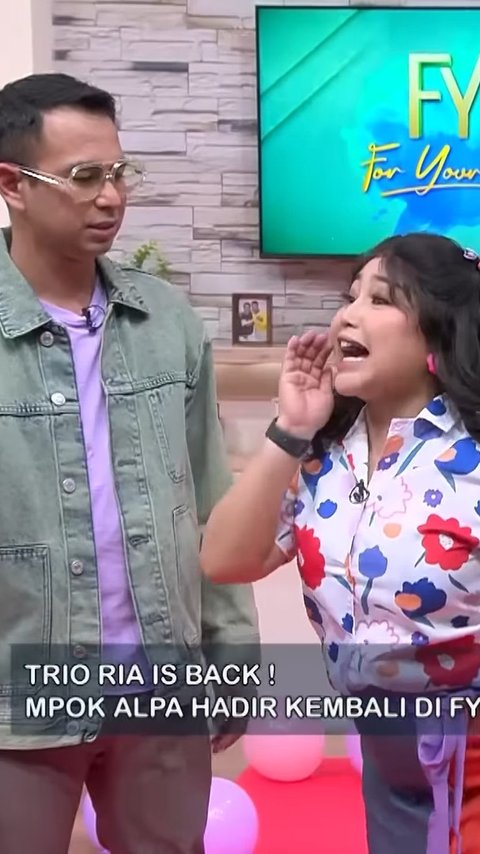 Penampilan Perdana Mpok Alpa di TV Usai Melahiran Buat Raffi Ahmad Kaget, Disebut Mirip Ayu Ting Ting