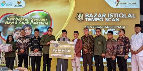 Tempo Scan Donasikan Rp10 Miliar untuk Bayi dan Anak Palestina