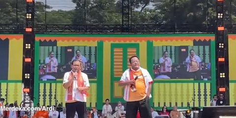 VIDEO: Menyala Pramono-Rano Suara Serak Teriak 'Ahok' & 'Anak Abah' Pidato di Kampanye