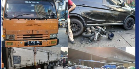 Kecelakaan Maut di Slipi, Truk Tronton Tabrak 8 Kendaraan 1 Tewas