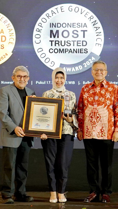 BSI Konsisten Tingkatkan GCG, 3 Tahun Berturut Raih Predikat Indonesia Most Trusted Companies