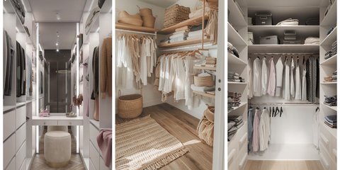 5 Desain Walking Closet Rumah Tipe 36 yang Bikin Rumah Lebih Stylish dan Fungsional, Rumah jadi Lebih Estetik
