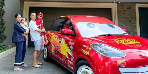 Deretan Kado Ulang Tahun Ke-3 yang Didapat Rayyanza dari Keluarga, Peluit Hingga Mobil Lightning McQueen