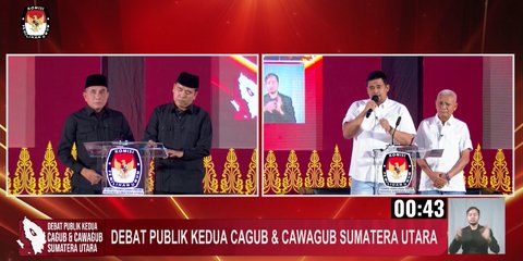 Quick Count LSI Denny JA Pilkada Sumut 43 Persen Suara: Edy 37.92 Persen, Bobby 62.08 Persen