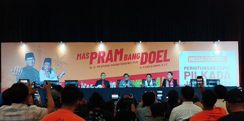Unggul di Quick Count, Kubu Pramono Anung-Rano Kano Klaim Sudah Menang Pilkada Jakarta Satu Putaran