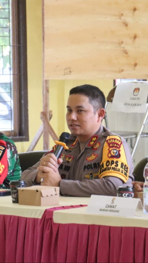 Pastikan Pilkada Pelalawan Aman, Kapolres Kawal Rapat Pleno PPK