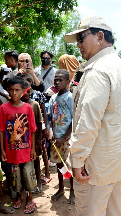 Prabowo Tinjau Program Cetak 1 Juta Hektar Sawah di Merauke