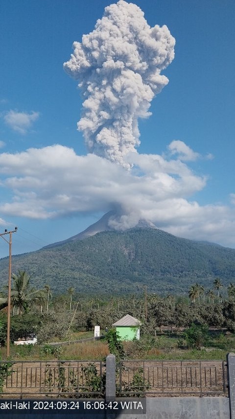 10.295 Jiwa Terdampak Letusan Gunung Lewotobi Laki-Laki