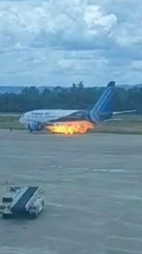 Trigana Air Percikkan Api di Bandara Sentani, 4 Orang Terluka karena Lompat dari Jendela Darurat