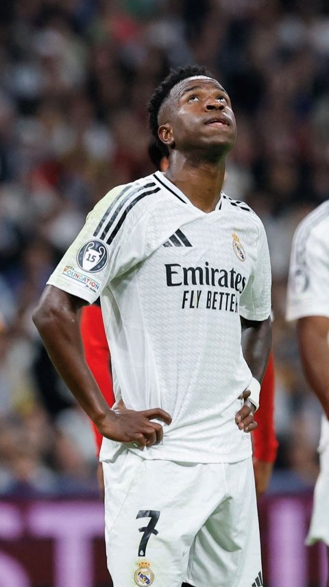 FOTO: Wajah Lesu Vinicius Cs usai Real Madrid Dihancurkan AC Milan 1-3