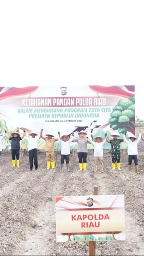 Puluhan Hektare Lahan di Riau Dipakai untuk Program Ketahanan Swasembada Pangan