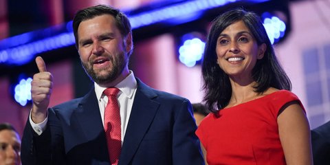 Ini Sosok Usha Vance, Istri Wapres AS Terpilih JD Vance yang Disebut Trump Cantik dan Hebat dalam Pidato Kemenangan