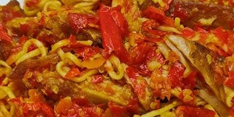 Resep Mie Ikan Laut Pedas, Menu Viral yang Super Menggugah Selera