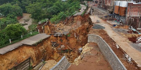 Fakta-Fakta Jalan di Tangerang Longsor 500 Meter, Ternyata Ini Penyebabnya