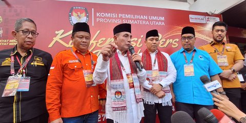 Wajah Edy Rahmayadi Kena Lemparan Botol usai Debat Pilkada Sumut, Tim Pemenangan Lapor Polisi