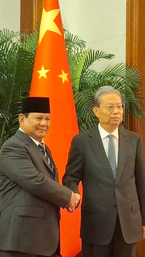 Prabowo Temui Pimpinan Kongres Rakyat China di Beijing: Ini Kehormatan Bagi Saya