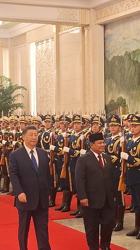 Prabowo Bertemu Xi Jinping, Disambut Upacara Kenegaraan di Beijing