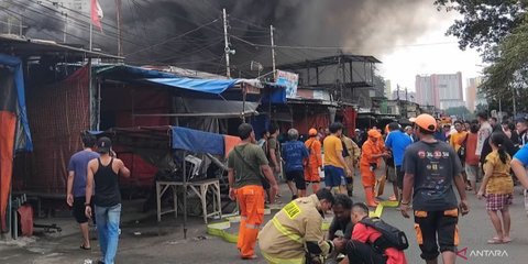 200 Rumah Hangus Akibat Kebakaran di Kemayoran, 1.800 Jiwa Mengungsi