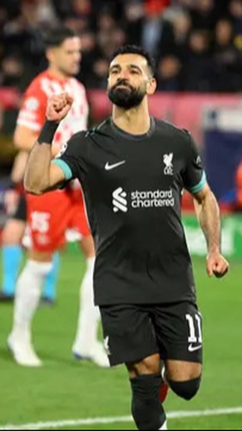 FOTO: Tumbangkan Girona Lewat Gol Tunggal Salah, Liverpool Makin Digdaya di Liga Champions