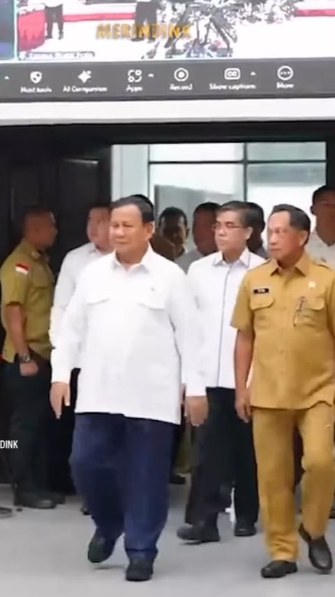 Momen Presiden Prabowo Bikin Kaget Jenderal Bintang Empat, Peserta di Ruangan Langsung Sikap Sempurna